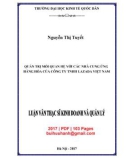 Luận văn Thạc sĩ Kinh doanh và quản lý: Quản lý mối quan hệ với các nhà cung ứng hàng hóa của Công ty TNHH Lazada Việt Nam
