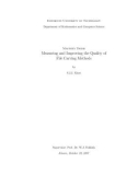 Master's thesis: Measuring and improving the quality of file carving methods