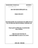 Tóm tắt Luận văn Thạc sĩ Luật Hiến pháp và Luật Hành chính: Bảo đảm quyền của người dân tộc thiểu số tại Tòa án nhân dân huyện M'Drắk, tỉnh Đắk Lắk