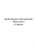 Bộ đề thi học sinh giỏi tỉnh môn Tiếng Anh 12