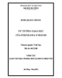 Tóm tắt luận văn Thạc sĩ Khoa học xã hội và Nhân văn: Tư tưởng giáo dục của Fukuzawa Yukichi