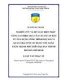 Luận văn Thạc sĩ Kỹ thuật: Nghiên cứu và đề xuất biện pháp nâng cao hiệu quả các dự án đầu tư xây dựng công trình trụ sở cơ quan nhà nước sử dụng vốn ngân sách thành phố trên địa bàn thành phố Hồ Chí Minh