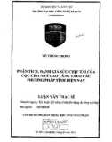 Luận văn Thạc sĩ Kỹ thuật: Phân tích, đánh giá sức chịu tải của cọc cho nhà cao tầng theo các phương pháp tính hiện nay