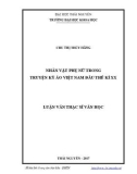Luận văn Thạc sĩ Ngôn ngữ và Văn hóa Việt Nam: Nhân vật phụ nữ trong truyện kỳ ảo Việt Nam đầu thế kỉ XX