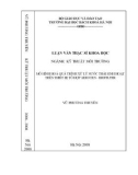 Luận văn Thạc sĩ Khoa học: Mô hình hoá quá trình xử lý nước thải sinh hoạt trên thiết bị tổ hợp Aeroten-Biofilter