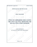 Tóm tắt Luận văn Thạc sĩ Kỹ thuật xây dựng công trình dân dụng và công nghiệp: Công tác kiểm định chất lượng thi công tại công trình nhà thi đấu đa năng tỉnh Nam Định