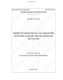 Tóm tắt Luận văn Thạc sĩ Kỹ thuật xây dựng công trình dân dụng và công nghiệp: Nghiên cứu ảnh hưởng của cọc khoan nhồi tới chuyển vị của đất nền lân cận hố đào sâu ở Hà Nội