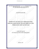 Tóm tắt Luận văn Thạc sĩ Kỹ thuật xây dựng công trình: Nghiên cứu, xây dựng quy trình quan trắc, khảo sát, đánh giá mức độ nguy hiểm của công trình do xây chen tại Việt Nam