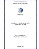 Luận văn thạc sĩ Kỹ thuật phần mềm: Nghiên cứu về các hệ mã khối trong mật mã nhẹ