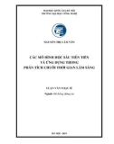 Luận văn Thạc sĩ Hệ thống thông tin: Các mô hình học sâu tiên tiến và ứng dụng trong phân tích chuỗi thời gian lâm sàng