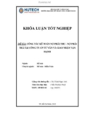 Khóa luận tốt nghiệp: Công tác kế toán nợ phải thu - nợ phải trả tại Công ty cổ phần Tư vấn và Giao nhận Vạn Hạnh