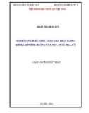 Luận án Tiến sĩ Kỹ thuật: Nghiên cứu khả năng tháo qua tràn Piano khi kể đến ảnh hưởng của mực nước hạ lưu