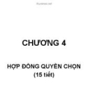 Bài giảng Quản trị rủi ro tài chính: Chương 4 - Nguyễn Thu Hằng