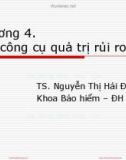 Bài giảng Quản trị rủi ro trong doanh nghiệp: Chương 4 - TS. Nguyễn Hải Đường