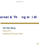 Bài giảng Internet & thương mại điện tử - Hà Văn Sang