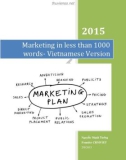 Marketing in less than 1000 words