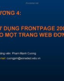 Bài giảng Thương mại điện tử: Chương 4 - GV. Nguyễn Mạnh Cương