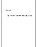 Giáo trình Hệ thống thông tin quản lý - Vũ Xuân Nam