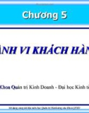 Tài liệu hành vi khách hàng - Khoa qtkd - ĐH Kinh Tế