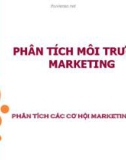 Bài giảng Phân tích môi trường marketing: Phân tích các cơ hội marketing