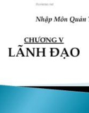 Bài giảng Nhập môn quản trị học: Chương 5 - ThS. Phan Thị Thanh Hiền