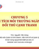 Bài giảng Quản trị marketing: Chương 5 - ThS. Nguyễn Tiến Dũng