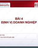 Bài giảng Quản trị tác nghiệp: Bài 4 - ThS. Lê Phan Hòa