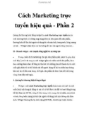 Cách Marketing trực tuyến hiệu quả - Phần 2