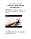 10 Ý TƯỞNG CHO VIDEO MARKETING