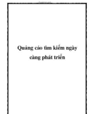 Quảng cáo tìm kiếm ngày càng phát triển