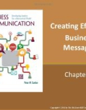 Lecture Business communication: Developing leaders for a networked world: Chapter 5 - Peter W. Cardon