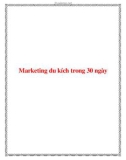 Lập kế hoạch marketing du kích trong 30 ngày