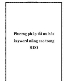 Phương pháp tối ưu hóa keyword nâng cao trong SEO.Phần lớn người làm SEO luôn tin