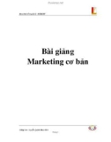 Bài giảng Marketing cơ bản