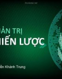 Bài giảng Quản trị chiến lược: Chương 7 - TS. Nguyễn Khánh Trung