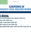 Bài giảng: Kế hoạch hóa nguồn nhân lực