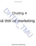 Bài giảng Marketing quốc tế: Chương 4 - ĐH Thương mại