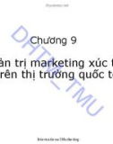 Bài giảng Marketing quốc tế: Chương 9 - ĐH Thương mại