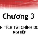 Phân tích tài chính doanh nghiệp