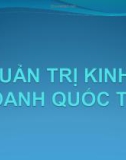 Bài giảng Quản trị kinh doanh quốc tế: Chương mở đầu - ThS. Trương Thị Minh Lý