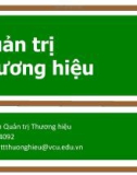 Bài giảng lý thuyết qủan trị thương hiệu