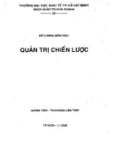 Đề cương Quản trị chiến lược - TS Hoàng Lâm Tịnh