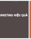 Tài liệu về Marketing hiệu quả