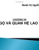 Bài giảng Quản trị nguồn nhân lực: Chương 7 - ThS. Phan Thị Thanh Hiền