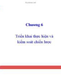 Bài giảng Quản trị chiến lược - Chương 6