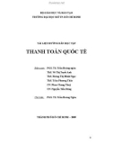 Tài liệu Thanh toán quốc tế