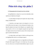 Phân tích công việc phần 2