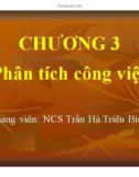 Bài giảng Phân tích công việc - GV. Trần Hà Triêu Bình