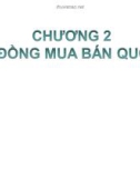 Bài giảng Chương 2: Hợp đồng mua bán quốc tế