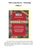 MBA trong tầm tay - Marketing